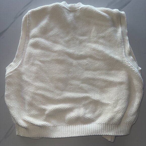 Lizsport 100% Cotton Sweater Vest - Picture 3 of 3
